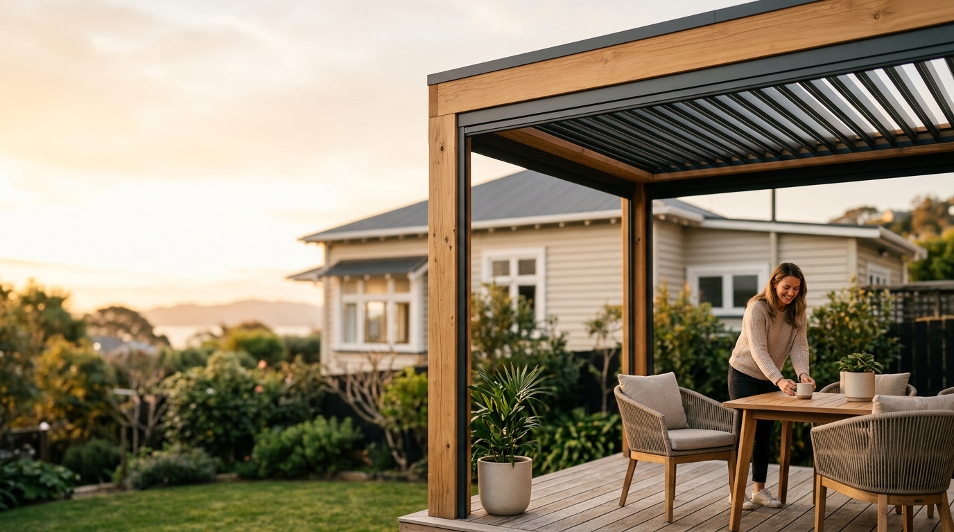 Pergola With Louvred Roof: Auckland Guide