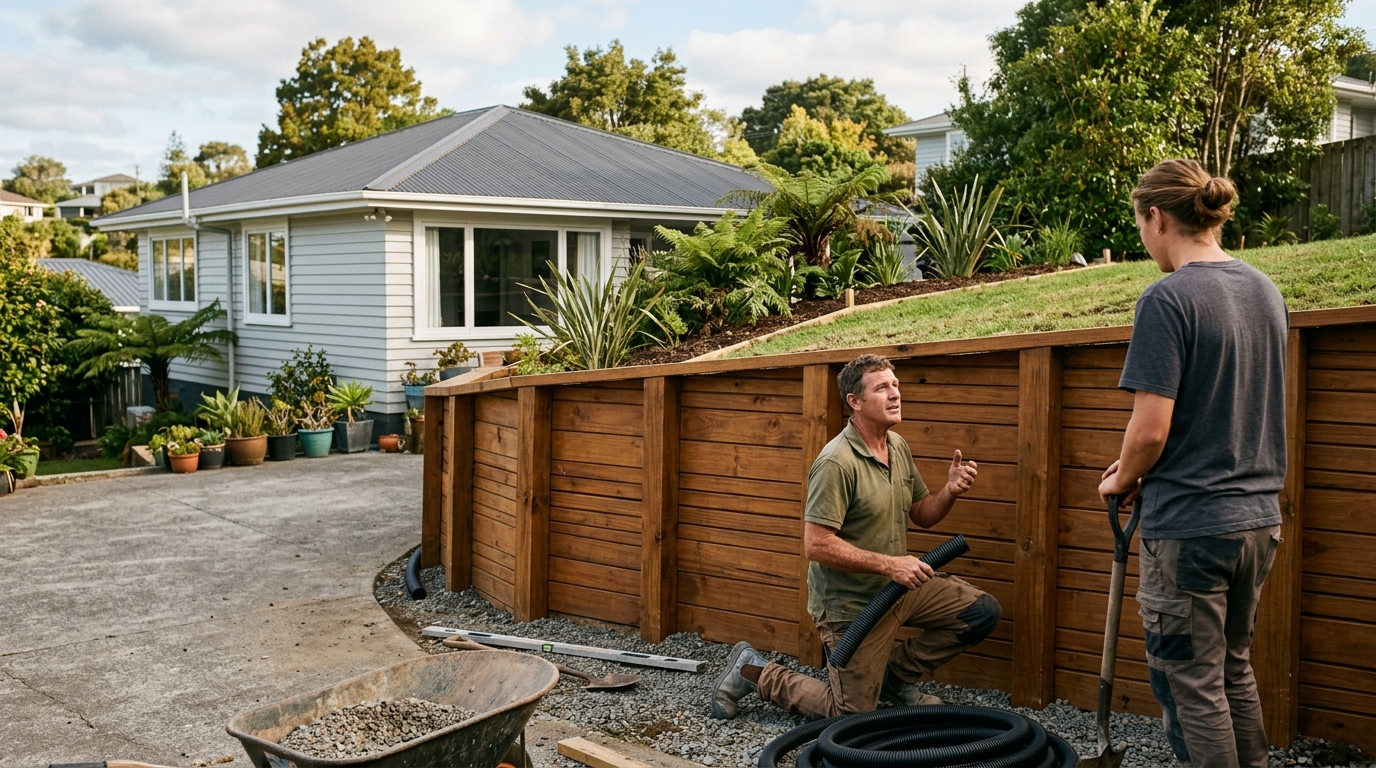Retaining Wall Drainage: Questions for Your Auckland Quote